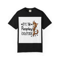 Cat Lover T-Shirt — "It's Too Peopley Outside" Graphic Tee