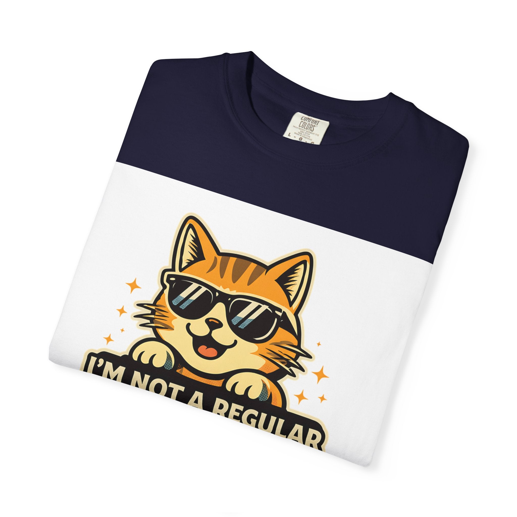 Cool Cat Mom T-Shirt — "I'm Not a Regular Cat Mom, I'm a Cool Cat Mom" Cute Cat Graphic Tee