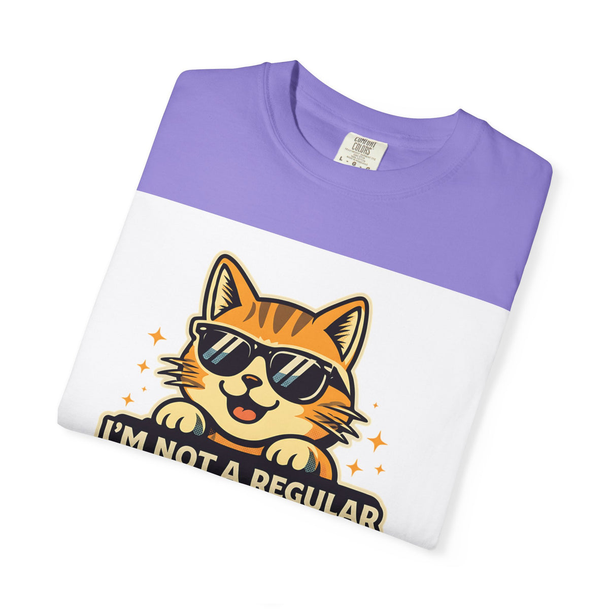 Cool Cat Mom T-Shirt — "I'm Not a Regular Cat Mom, I'm a Cool Cat Mom" Cute Cat Graphic Tee