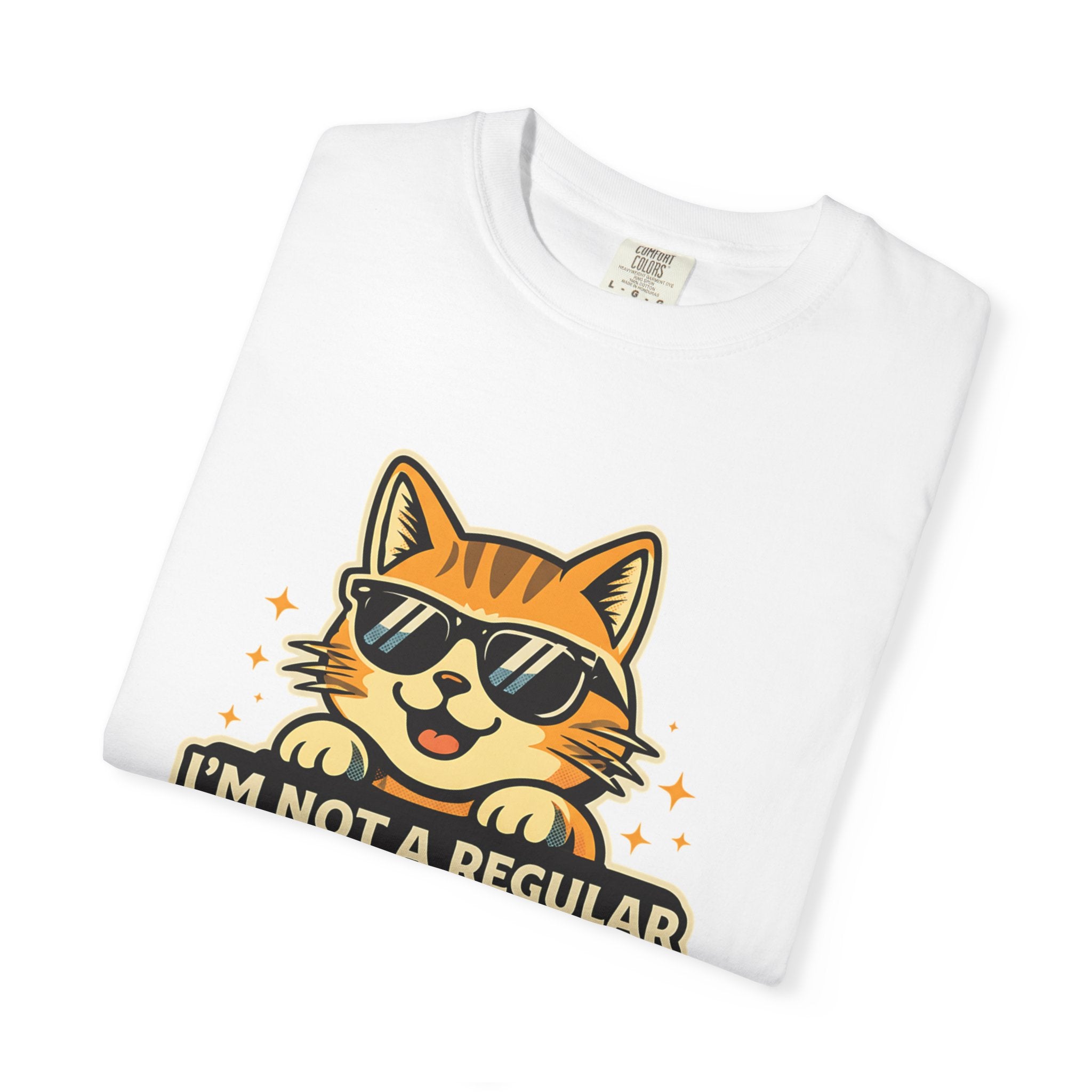 Cool Cat Mom T-Shirt — "I'm Not a Regular Cat Mom, I'm a Cool Cat Mom" Cute Cat Graphic Tee