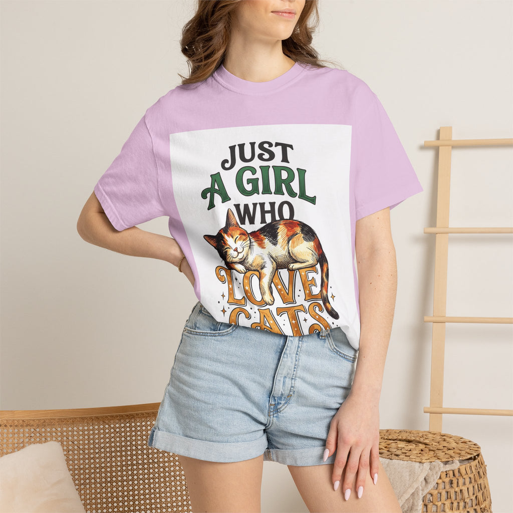 Just a Girl Who Loves Cats T-Shirt