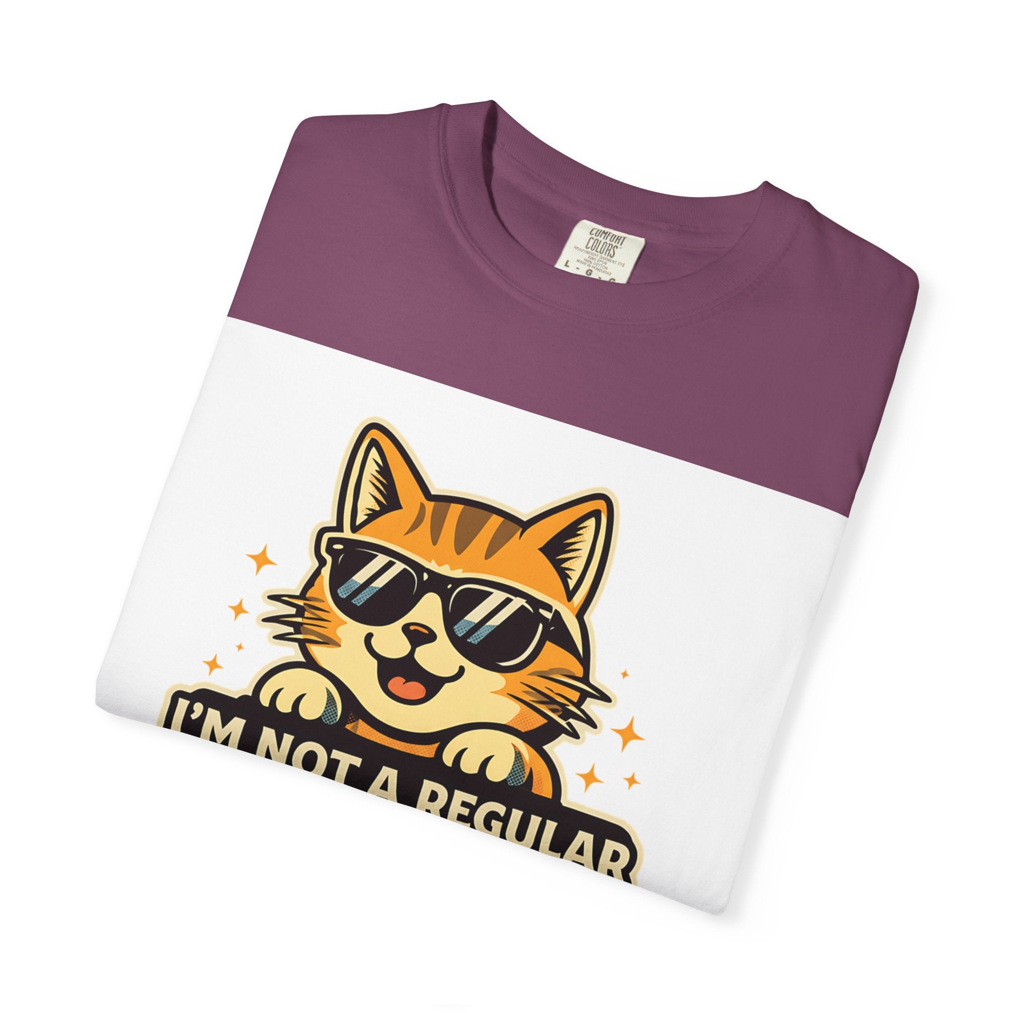 Cool Cat Mom T-Shirt — "I'm Not a Regular Cat Mom, I'm a Cool Cat Mom" Cute Cat Graphic Tee