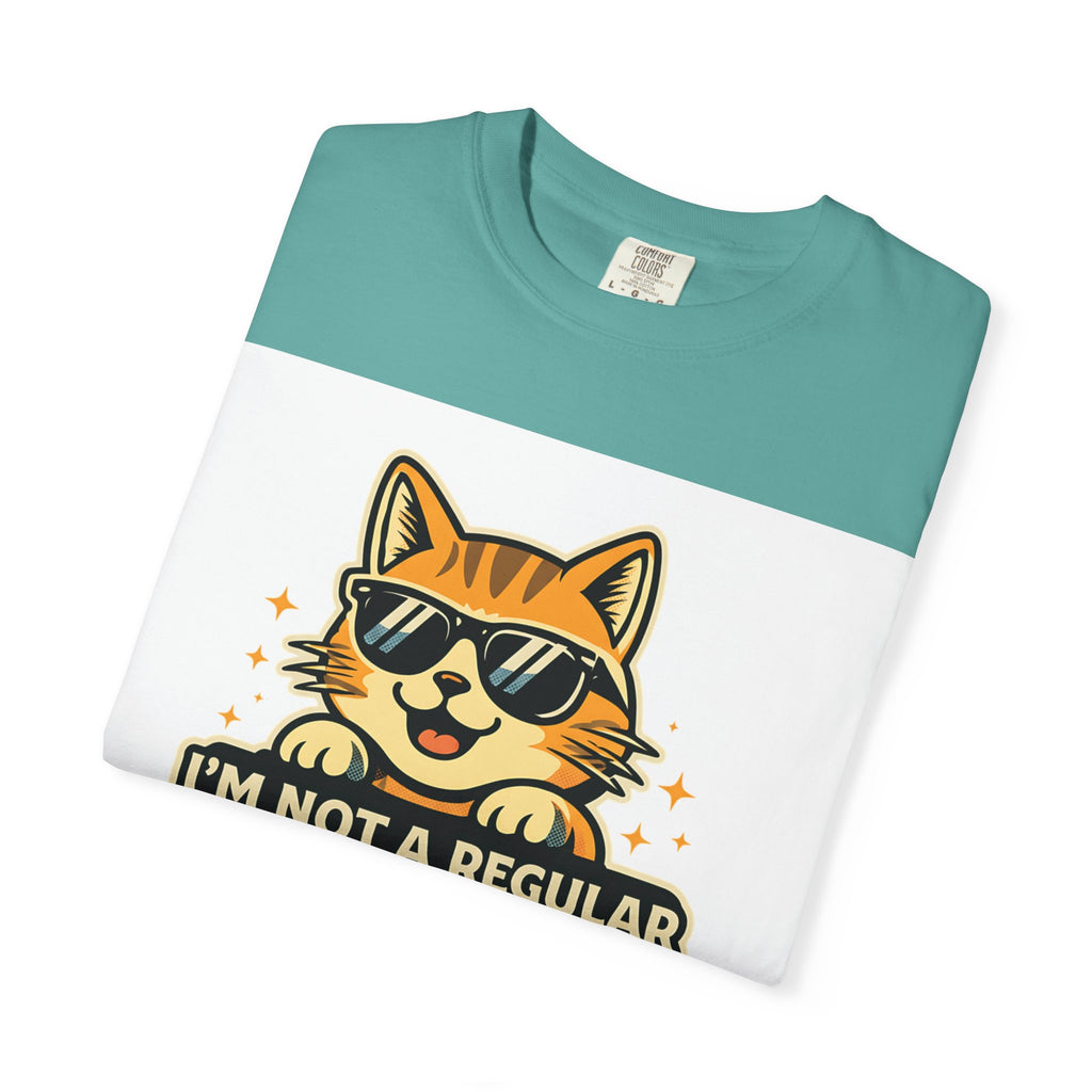 Cool Cat Mom T-Shirt — "I'm Not a Regular Cat Mom, I'm a Cool Cat Mom" Cute Cat Graphic Tee