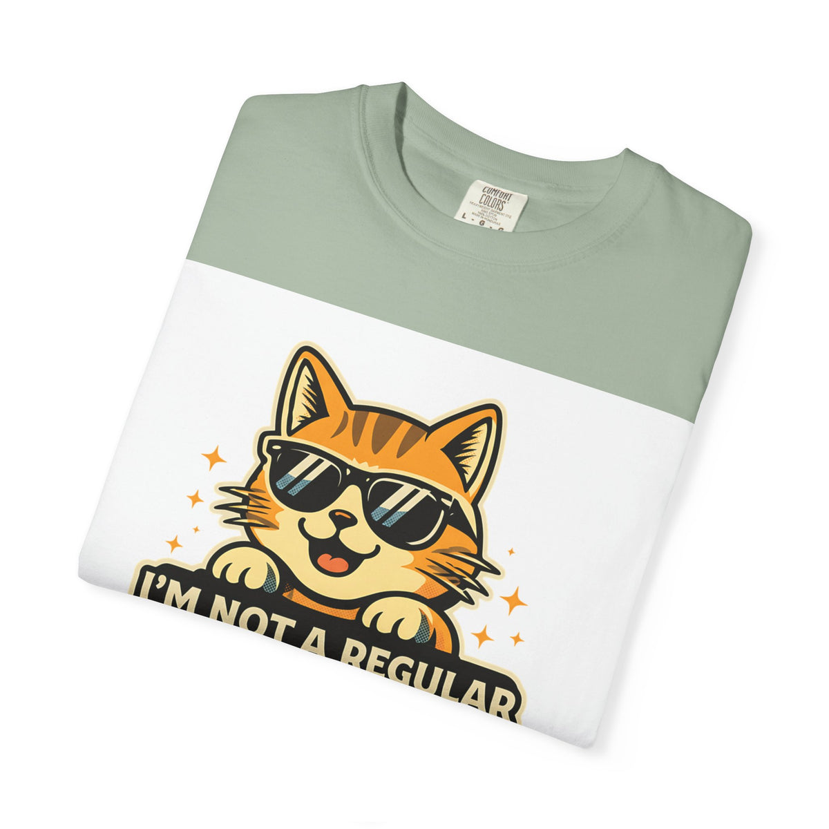 Cool Cat Mom T-Shirt — "I'm Not a Regular Cat Mom, I'm a Cool Cat Mom" Cute Cat Graphic Tee