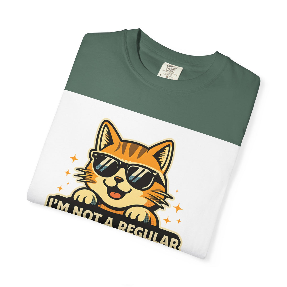Cool Cat Mom T-Shirt — "I'm Not a Regular Cat Mom, I'm a Cool Cat Mom" Cute Cat Graphic Tee