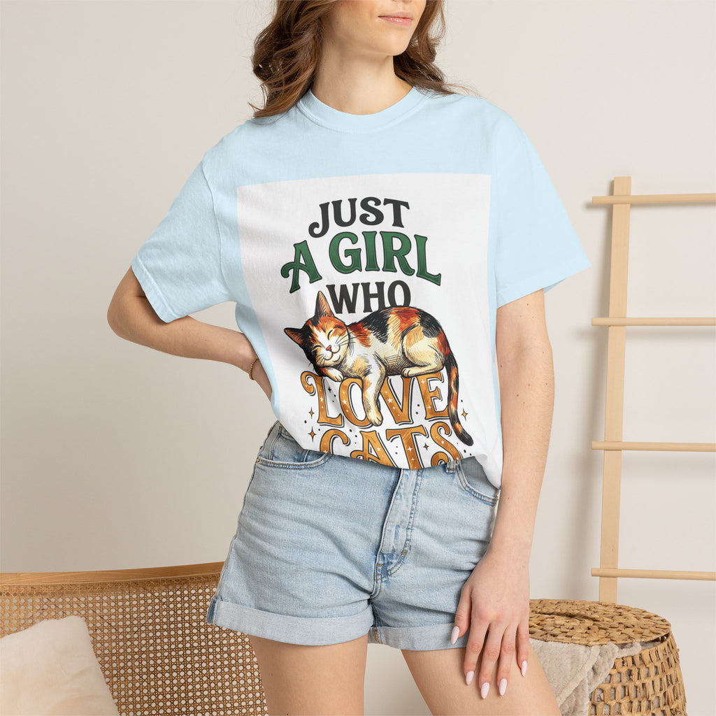 Just a Girl Who Loves Cats T-Shirt