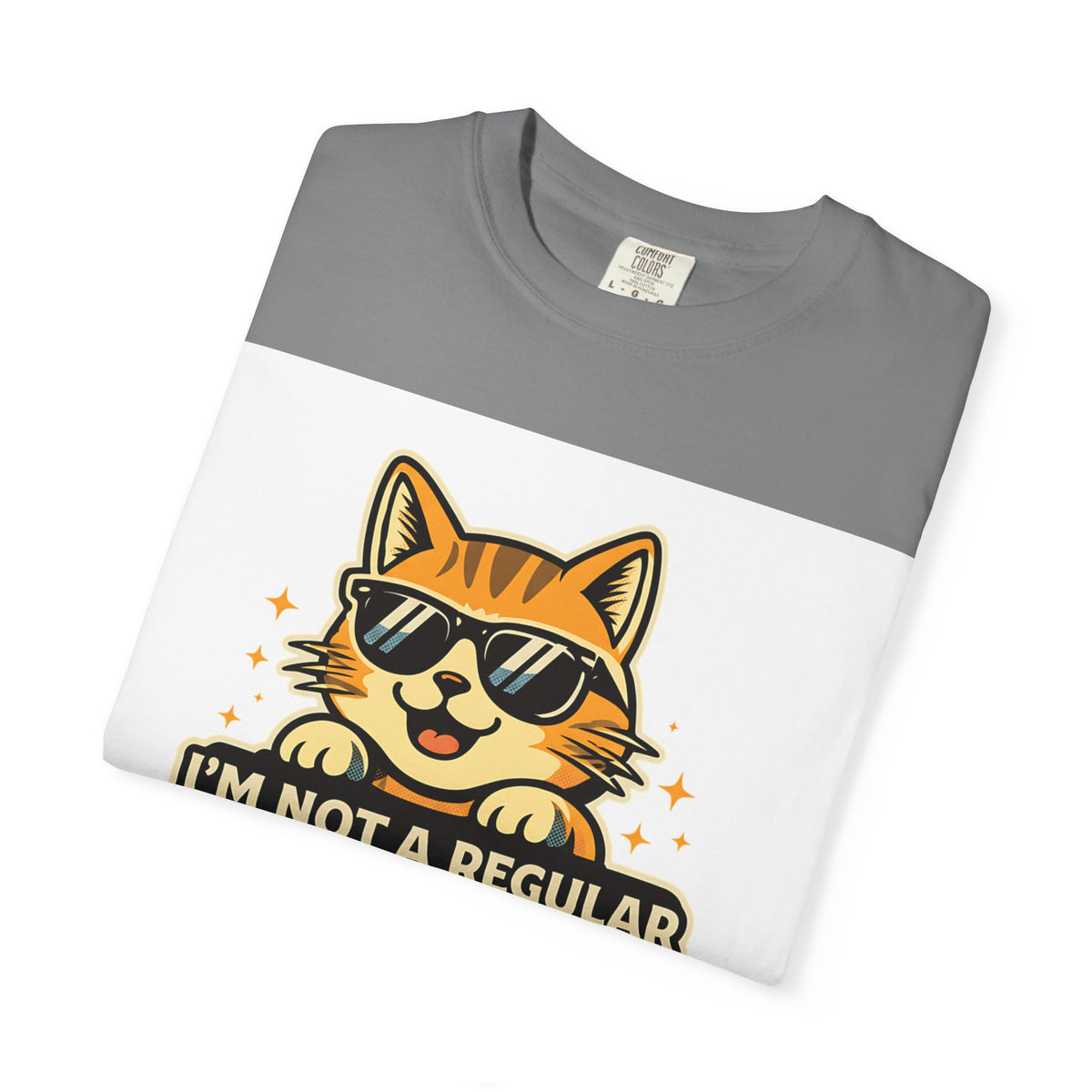 Cool Cat Mom T-Shirt — "I'm Not a Regular Cat Mom, I'm a Cool Cat Mom" Cute Cat Graphic Tee