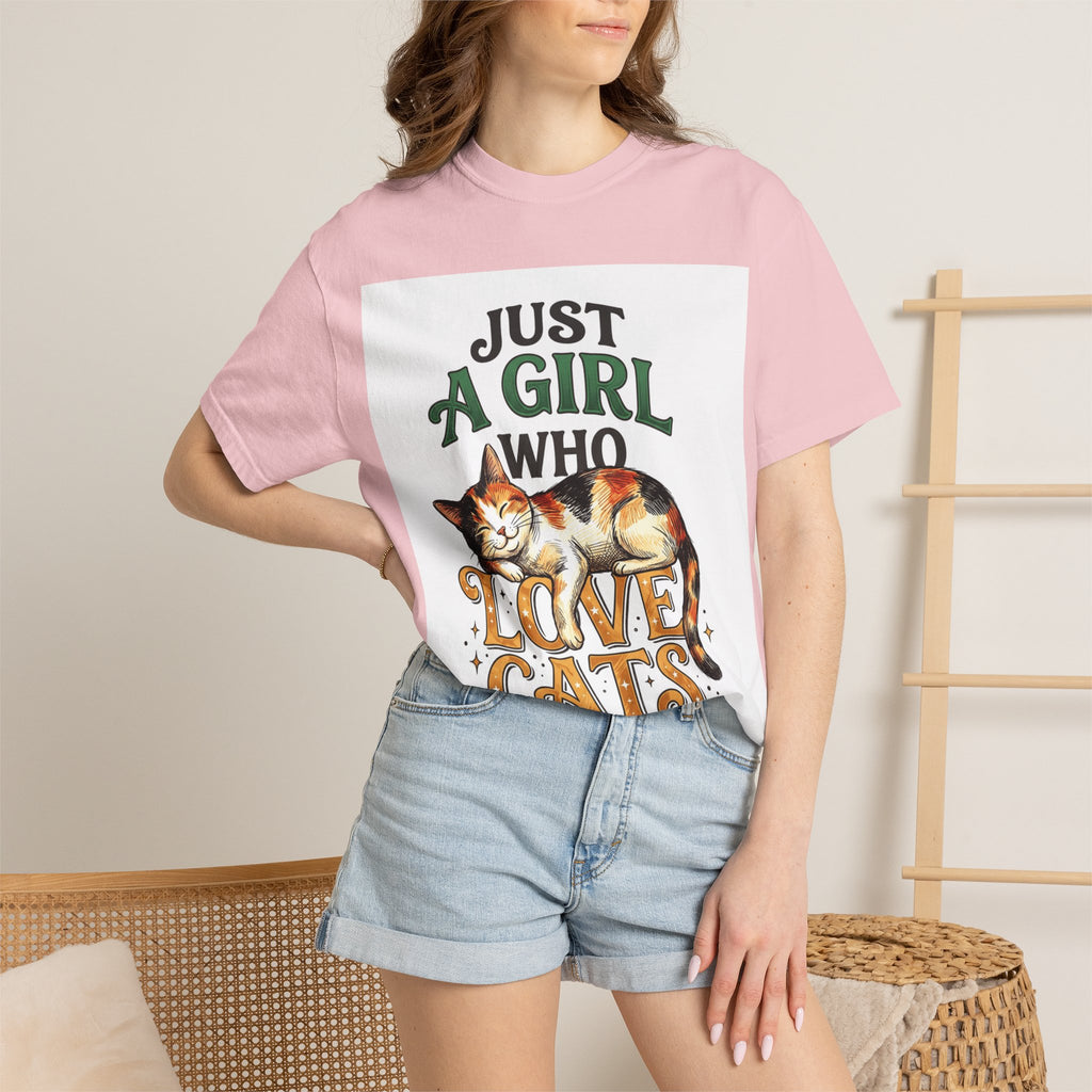 Just a Girl Who Loves Cats T-Shirt