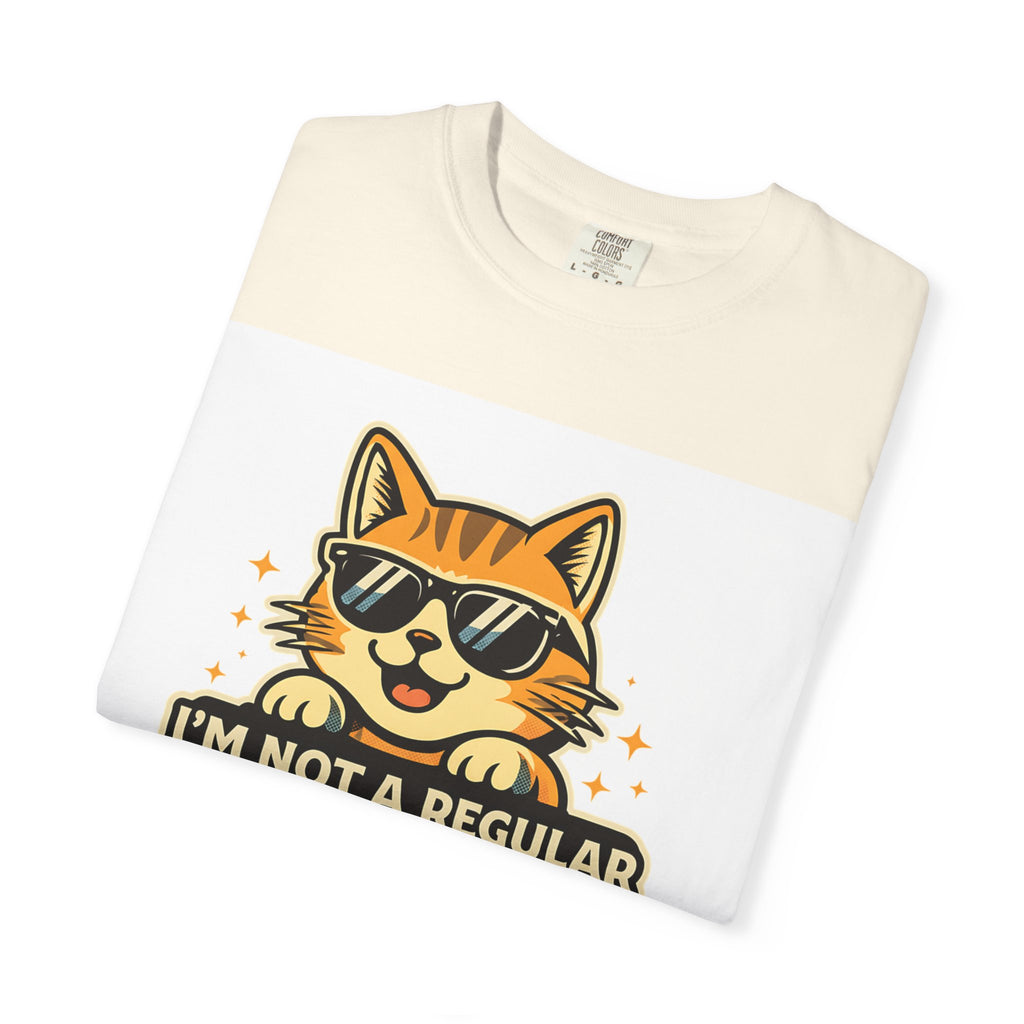 Cool Cat Mom T-Shirt — "I'm Not a Regular Cat Mom, I'm a Cool Cat Mom" Cute Cat Graphic Tee