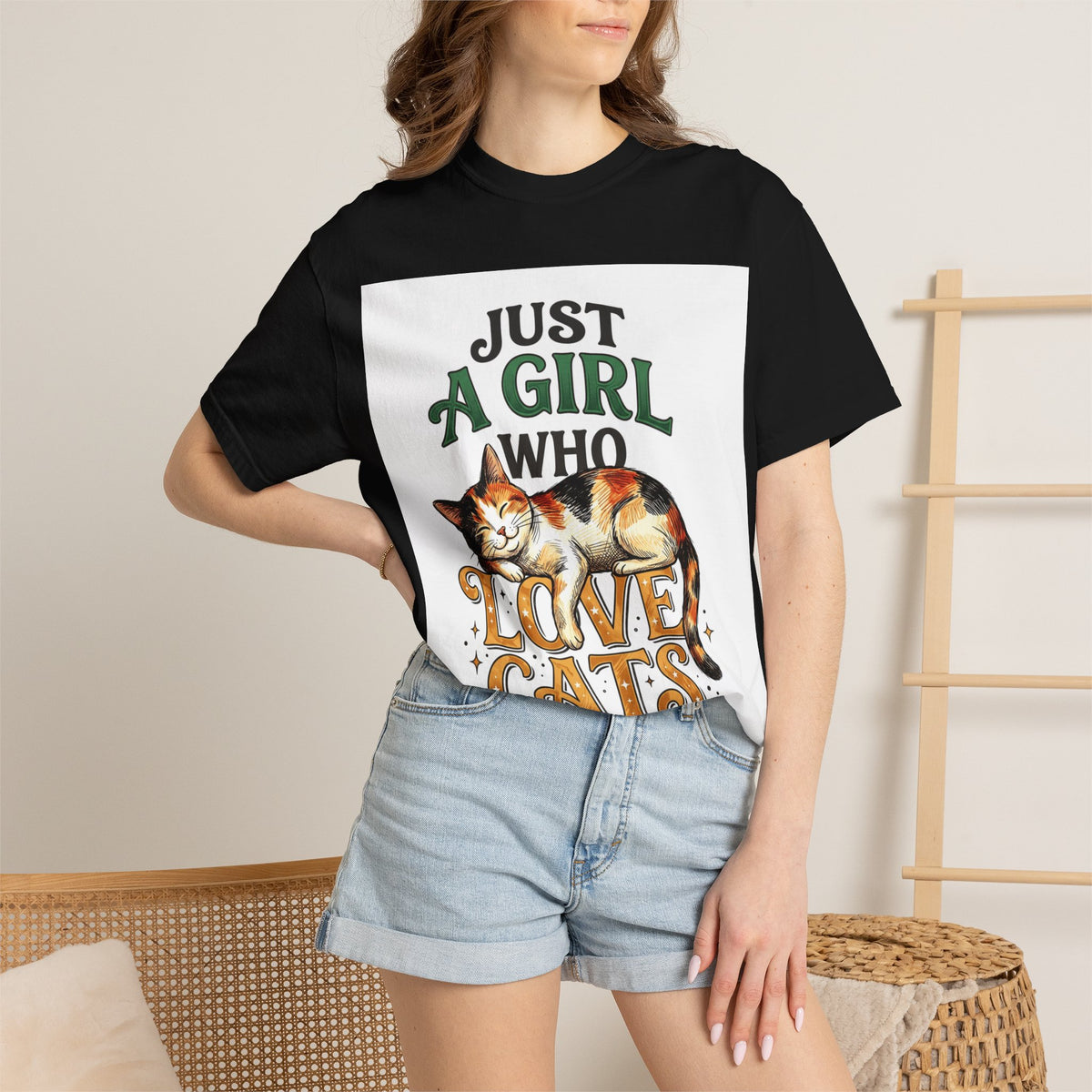 Just a Girl Who Loves Cats T-Shirt